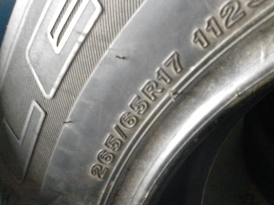 BRIDGE STONE DUELER H/T 684 II  มี 2 เส้น ปี2011  TEL.081-427-3941