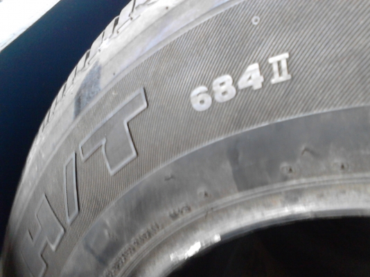 BRIDGE STONE DUELER H/T 684 II  มี 2 เส้น ปี2011  TEL.081-427-3941