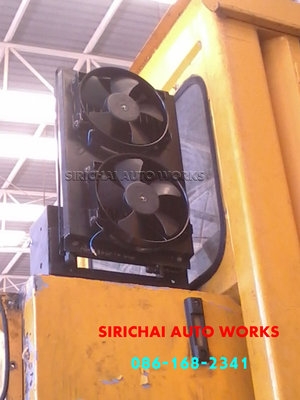 รับติดตั้งและซ่อม แอร์รถแทรคเตอร์ รถแบคโฮ รถตักล้อยาง รถเกรด รถบด รถเครน รถหัวลาก รถขุด รถบรรทุก