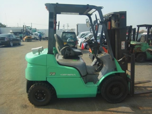 ขายฟอร์คลิฟต์ MITSUBISHI GRANDIA ( รุ่นใหม่ )  FD20 DIESEL ( ใช้งานมา 1470 ช.ม  ) เสา 3  M , เกียร์ AT,  เดิมแท้จากญี่ปุ่น 1000\% !!!!!!   สีเดิมและตัวถังสภาพเดิมจากญี่ปุ่น