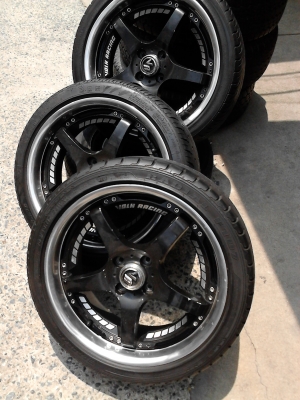 ขาย MAG  VOLH RACING  ( VR ) ขอบ 17  ( 4 รู 100 MM.)  7.0 X 17 J.   ติดต่อ.081-427-3941