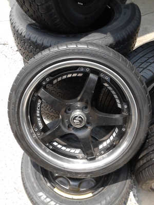 ขาย MAG  VOLH RACING  ( VR ) ขอบ 17  ( 4 รู 100 MM.)  7.0 X 17 J.   ติดต่อ.081-427-3941