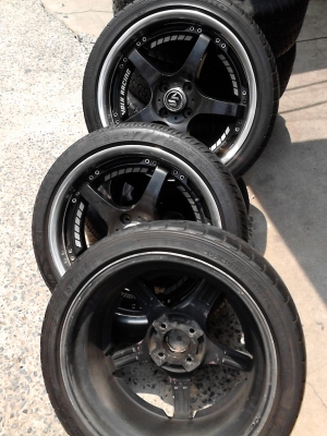 ขาย MAG  VOLH RACING  ( VR ) ขอบ 17  ( 4 รู 100 MM.)  7.0 X 17 J.   ติดต่อ.081-427-3941