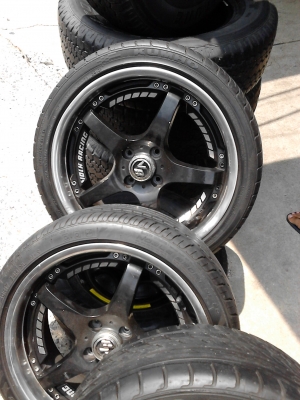 ขาย MAG  VOLH RACING  ( VR ) ขอบ 17  ( 4 รู 100 MM.)  7.0 X 17 J.   ติดต่อ.081-427-3941