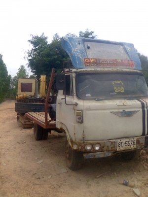 ขายรถแม็คโคโคมัสสุ60-5พร้อมเทเลอร์หกล้อราคา450000บาท