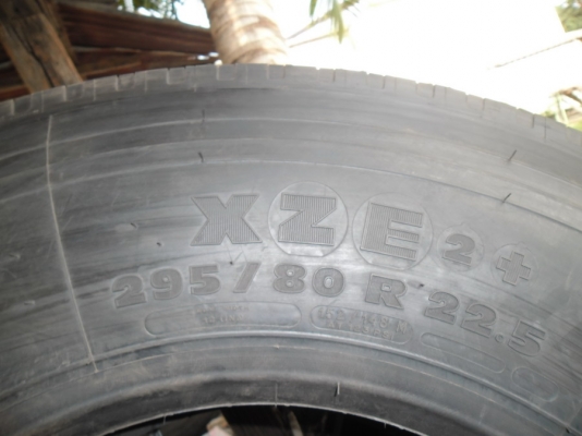 ขายยางมิชลิน 295/80R22.5 XZE2+ แบบไม่มียางใน ปี 2014 ใหม่ๆๆๆๆๆๆๆๆๆๆ