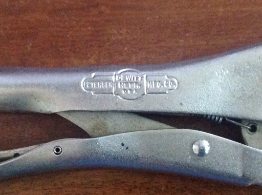 ขายคีมล็อค Vise Grip,Petersen 10R,รุ่น 4 สองแถวหายาก