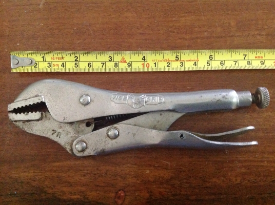ขายคีมล็อค Vise Grip, Petersen 7R , 3 แถวหายาก (1)