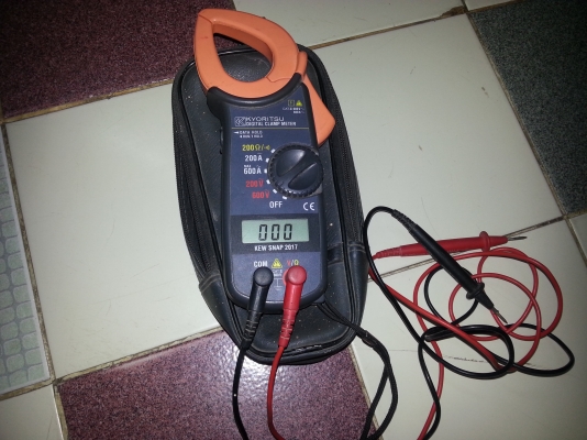 ขายกริ๊ปแอมป์ดิจิตอล AC(แคล้มป์มิเตอร์ AC)'KYORITSU'รุ่นKEWSNAP2017สภาพดีพร้อมใช้งานครับ