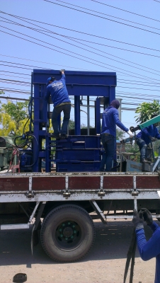 Sell> ขายเครื่องอัดกระดาษ/อัดกระป๋อง ไฮดรอลิค ตัวใหญ่ พร้อมใช้งานครับ เครื่องสภาพสวยครับ อัดได้ทุกประเภท กำแพงแสน นครปฐมครับ