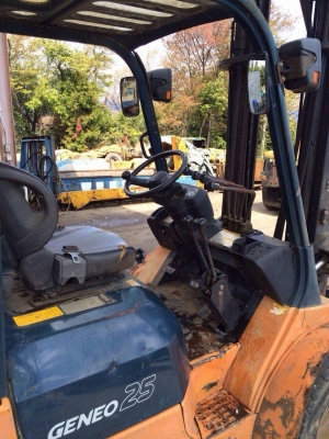 รถยกดีเซล TOYOTA 7FD25 เสา4เมตร ติดตัวหนีบแบน