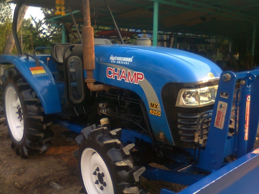 ขายรถไถแชมป์ MX 6255,รุ่นใหม่่ ใบมีดดันหน้า+ผานพรวณ6*22