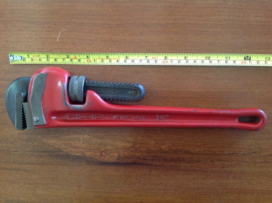 ขายประแจขันท่อ RIDGID 14" สภาพใหม่เก่าเก็บ