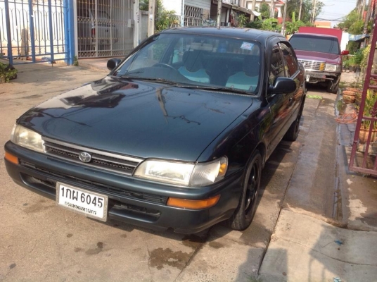 ขายครับ ของดีราคาถูกมาอีกแล้ว ช้าอดน่ะครับ toyota corola AE 101 ปี 93 เครื่อง 4AG 1.6 แห้งๆ นิ่งๆ เกียร ออโต้ พวงมาลัย พาวเวอร์ แกส LPG แกสน้พมันใช้ได้ 2 ระบบดิส 4ล้อ แอรหนาว แม็ก 15 หล่อๆ ค้ำโชคหน้า ภายในสวยคอนโซนไม่มีแตก ระบบไฟครบ ๆ เครื่องเสียงมีจอ ช่ว ขายครับ ของดีราคาถูกมาอีกแล้ว ช้าอดน่ะครับ toyota corola AE 101 ปี 93 เครื่อง 4AG 1.6 แห้งๆ นิ่งๆ เกียร ออโต้ พวงมาลัย พาวเวอร์ แกส LPG แกสน้พมันใช้ได้ 2 ระบบดิส 4ล้อ แอรหนาว แม็ก 15 หล่อๆ ค้ำโชคหน้า ภายในสวยคอนโซนไม่มีแตก ระบบไฟครบ ๆ เครื่องเสียงมีจอ ช่ว