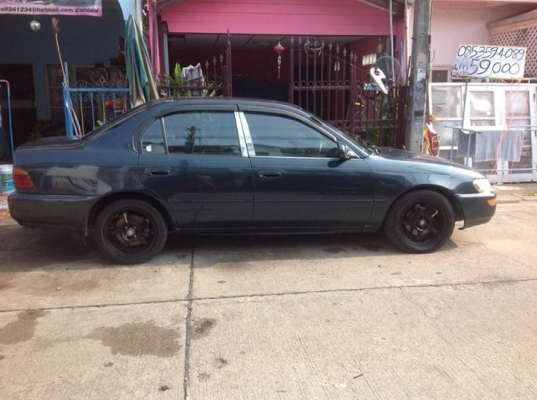 ขายครับ ของดีราคาถูกมาอีกแล้ว ช้าอดน่ะครับ toyota corola AE 101 ปี 93 เครื่อง 4AG 1.6 แห้งๆ นิ่งๆ เกียร ออโต้ พวงมาลัย พาวเวอร์ แกส LPG แกสน้พมันใช้ได้ 2 ระบบดิส 4ล้อ แอรหนาว แม็ก 15 หล่อๆ ค้ำโชคหน้า ภายในสวยคอนโซนไม่มีแตก ระบบไฟครบ ๆ เครื่องเสียงมีจอ ช่ว ขายครับ ของดีราคาถูกมาอีกแล้ว ช้าอดน่ะครับ toyota corola AE 101 ปี 93 เครื่อง 4AG 1.6 แห้งๆ นิ่งๆ เกียร ออโต้ พวงมาลัย พาวเวอร์ แกส LPG แกสน้พมันใช้ได้ 2 ระบบดิส 4ล้อ แอรหนาว แม็ก 15 หล่อๆ ค้ำโชคหน้า ภายในสวยคอนโซนไม่มีแตก ระบบไฟครบ ๆ เครื่องเสียงมีจอ ช่ว
