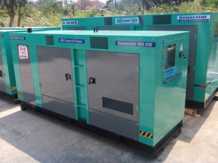 ขายเครื่องปั่นไฟ 125 Kva. power by japan รับประกัน 6  เดือน