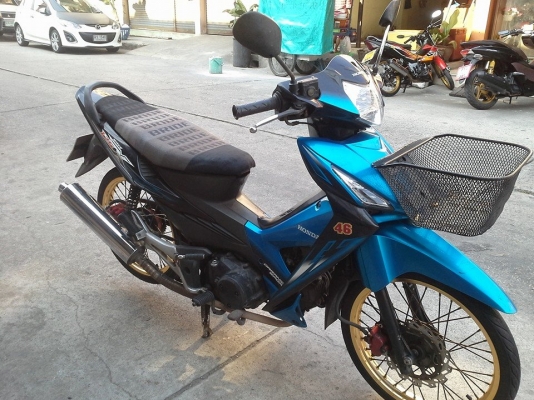 wave 125 x ปี 52 สีน้ำเงิน ดิสก์หน้า หลัง เครื่องดี แน่นๆ ทดลองขับได้ทุกวัน