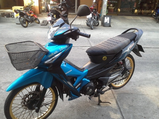 wave 125 x ปี 52 สีน้ำเงิน ดิสก์หน้า หลัง เครื่องดี แน่นๆ ทดลองขับได้ทุกวัน
