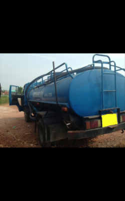 ขายด่วน รถบรรทุกน้ำ 6 ล้อฟ้า