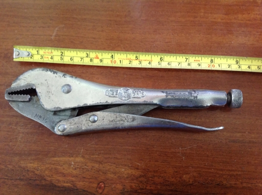 ขายคีมล็อค Petersen Vise Grip No.10. โบราณยุคแรกๆ รุ่น 2