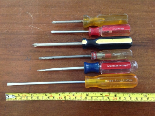 ขายไขควง U.S.A.ยกชุด 6 ชิ้น