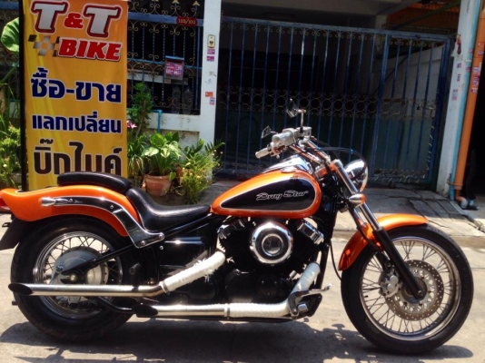 ต้ำพระราม2ขาย YAMAHA DRAGSTAR400 ปี99 เอกสารinvครบทุกฉบับ สภาพสวยใสๆคับ ใช้ได้ครบทุกระบบ
