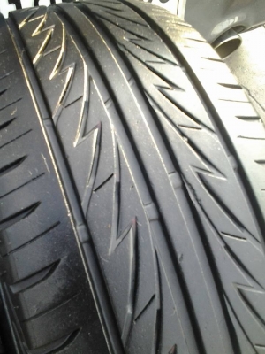 ขายยาง BRIDGESTONE MY02 215-50-17 ปี12 ดอกเต็ม ไม่ปะ ไม่กินข้าง พร้อมใส่ถ่วง คู่ละ 3,200 บาท