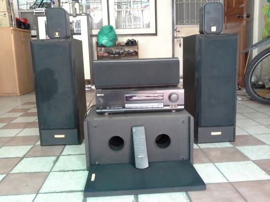 เครื่องเสียง sherwood ฉลากทอง ทั้งชุดนี้ขายทั้งหมดถูกๆ