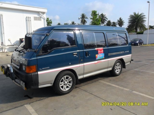 ขายรถตู้ มิตซู L300 ปี92 ประตูเปิด 2 ด้าน เครื่อง 3S หัวฉีด เกียร์ออโต้ เพาเวอร์ ติดแก๊ส LPG ภายในสวย เบาะ3 แถว หมุนได้ แอรฺหน้า-หลัง เย็นฉ่ำ ตัวถังเดิมๆสวย แม็ก15&quot; ยางใหม่ 4 เส้น รถพร้อมใช้ครับ ขับดีมากๆ ขายถูก ประกันชั้น3