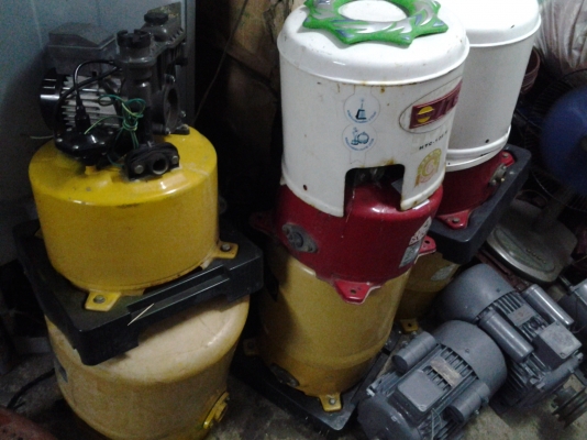 ขาย !! ปั้มน้ำถังอัตโนมัติ มิตซู 150 w. สภาพดี พร้อมใช้