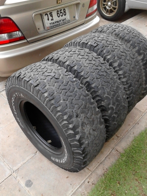 31X10.50R15 BF Goodrich AlLL Terrain T/A  MADE IN USA. มีชุด 4 เส้น ติดต่อ .TEL.081-427-3941