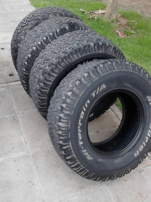 31X10.50R15 BF Goodrich AlLL Terrain T/A  MADE IN USA. มีชุด 4 เส้น ติดต่อ .TEL.081-427-3941
