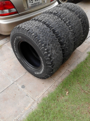 31X10.50R15 BF Goodrich AlLL Terrain T/A  MADE IN USA. มีชุด 4 เส้น ติดต่อ .TEL.081-427-3941