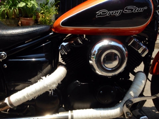 ต้ำพระราม2ขาย YAMAHA DRAGSTAR400 ปี99 เอกสารinvครบทุกฉบับ สภาพสวยใสๆคับ ใช้ได้ครบทุกระบบ