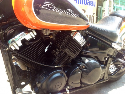 ต้ำพระราม2ขาย YAMAHA DRAGSTAR400 ปี99 เอกสารinvครบทุกฉบับ สภาพสวยใสๆคับ ใช้ได้ครบทุกระบบ