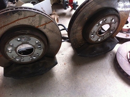 ขายเบรค Aristo 1คู่ พร้อมจาน