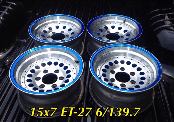 ขายล้อหยดน้ำ ขอบ 15x7 ออฟลบ 6/139.7 ลึกๆ พร้อมใช้งาน