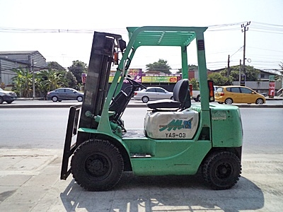 ขายรถยกมิตซูบิชิ 2.5 ตัน (รุ่นใหม่) เครื่องเบนซิน  กระบอกคู่   เสาสูง 3 เมตร   พวงมาลัยเพาเว่อร์  สีเดิมจากนอก นำเข้าจากญี่ปุ่น ใช้งานได้ทันที ราคา220000