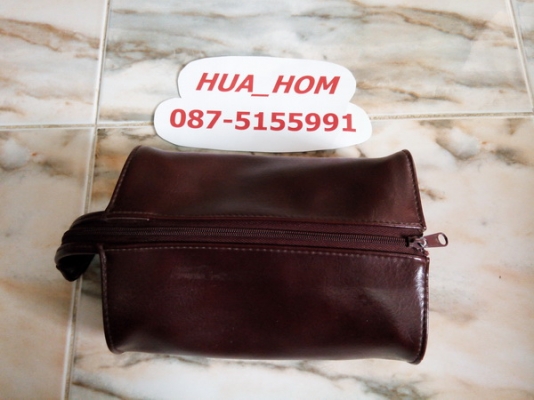 กระเป๋าหนังเทียม American style สีน้ำตาล