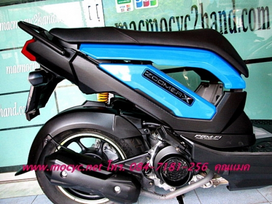 ZOOMER สีนํ้าเงิน สีรุ่นใหม่ รถเดือน พ.ย.ปี 2556  แค่ 4 เดือนเท่านั้น ไมล์ 1455 โล ของแถม 4 รายการ  44900