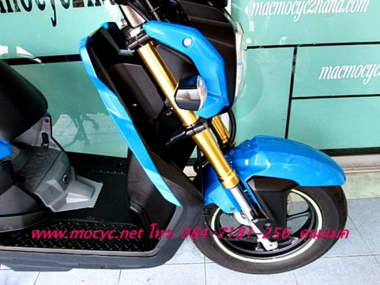 ZOOMER สีนํ้าเงิน สีรุ่นใหม่ รถเดือน พ.ย.ปี 2556  แค่ 4 เดือนเท่านั้น ไมล์ 1455 โล ของแถม 4 รายการ  44900