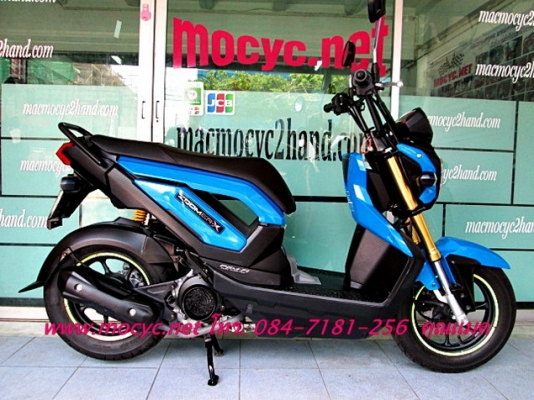 ZOOMER สีนํ้าเงิน สีรุ่นใหม่ รถเดือน พ.ย.ปี 2556  แค่ 4 เดือนเท่านั้น ไมล์ 1455 โล ของแถม 4 รายการ  44900