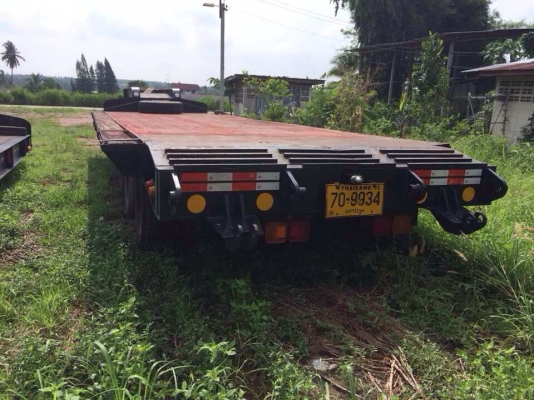 ขายหางโลว์แบด (Low bed Tailer) 3เพลาแท้ ยางเรเดียล 12 เส้น สภาพดี