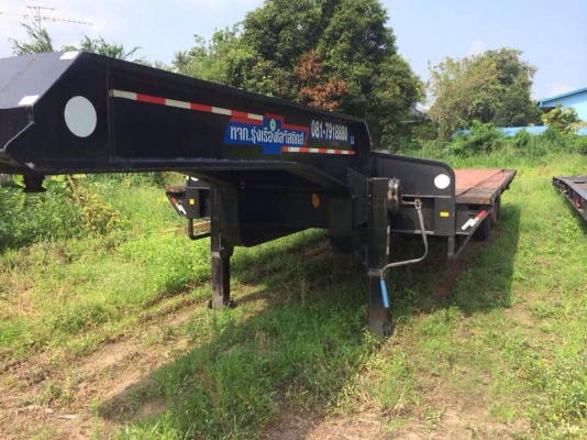 ขายหางโลว์แบด (Low bed Tailer) 3เพลาแท้ ยางเรเดียล 12 เส้น สภาพดี