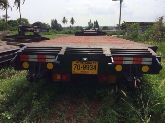 ขายหางโลว์แบด (Low bed Tailer) 3เพลาแท้ ยางเรเดียล 12 เส้น สภาพดี