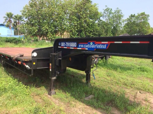 ขายหางโลว์แบด (Low bed Tailer) 3เพลาแท้ ยางเรเดียล 12 เส้น สภาพดี