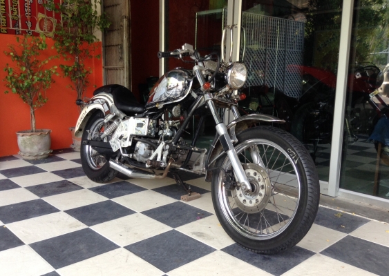 ด่วนๆช็อปเปอร์น้อย Honda Jazz50cc. bobber