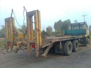 ขายสิบล้อเทเลอร์รถเกี่ยว Mitsubishi 215K 1 เพลา เครื่องเดิม เกียร์เดิม ทะเบียนพร้อม