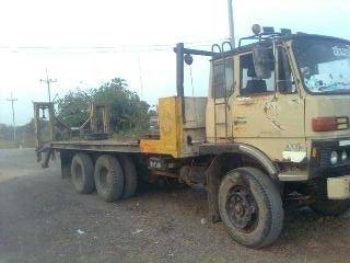 ขายสิบล้อเทเลอร์รถเกี่ยว Mitsubishi 215K 1 เพลา เครื่องเดิม เกียร์เดิม ทะเบียนพร้อม