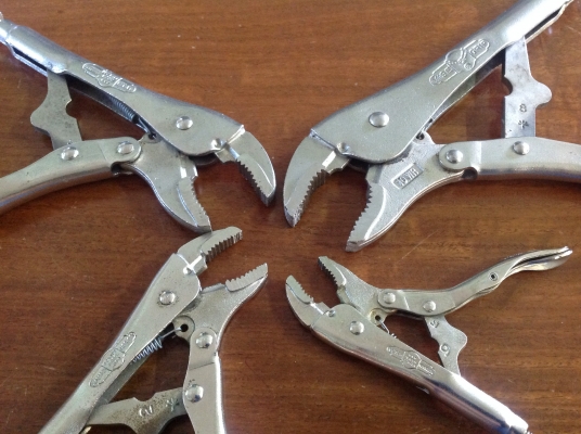 ขายคีมล็อค Petersen Vise Grip 4,5,7,10 WR ใหม่เก่าเก็บมาเป็นซีรี่